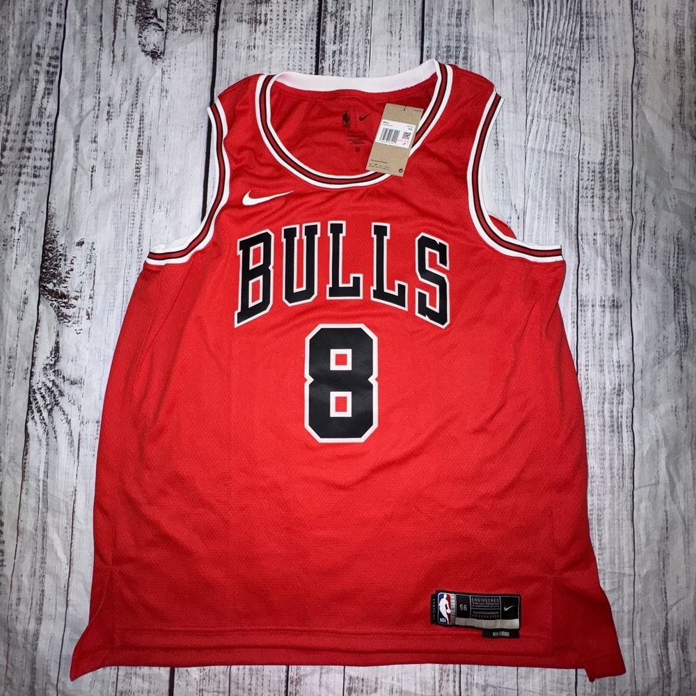 Nike NBA Chicago Bulls Zach Lavine Icon Edition Swingman Jersey XXL Size 56 ADV